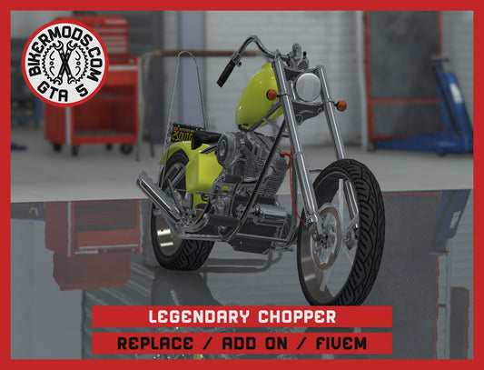 Legendary Chopper (Replace / Add On / FiveM) 494k Poly