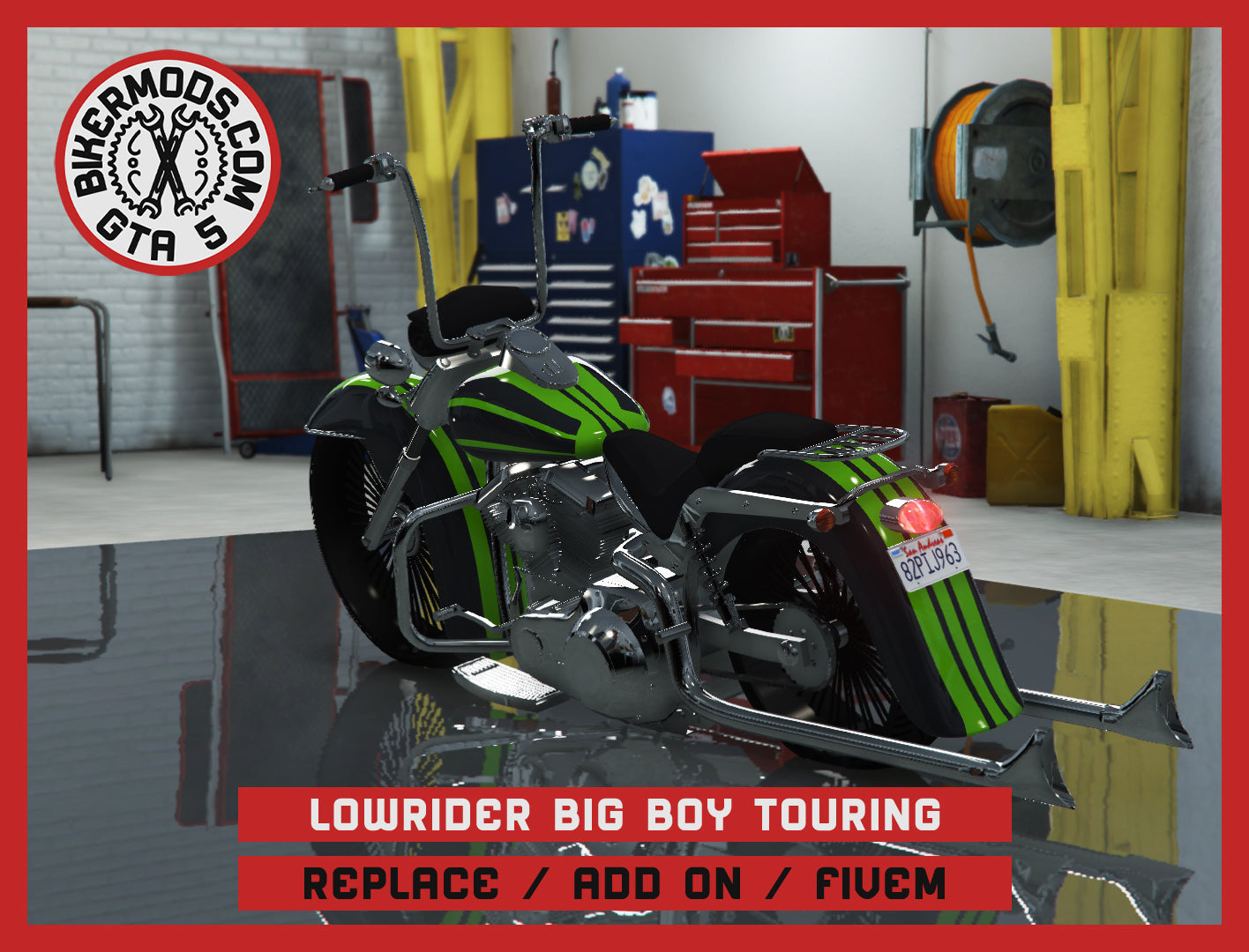 Lowrider Big Boy Touring (Replace / Add On / FiveM) 133K Poly