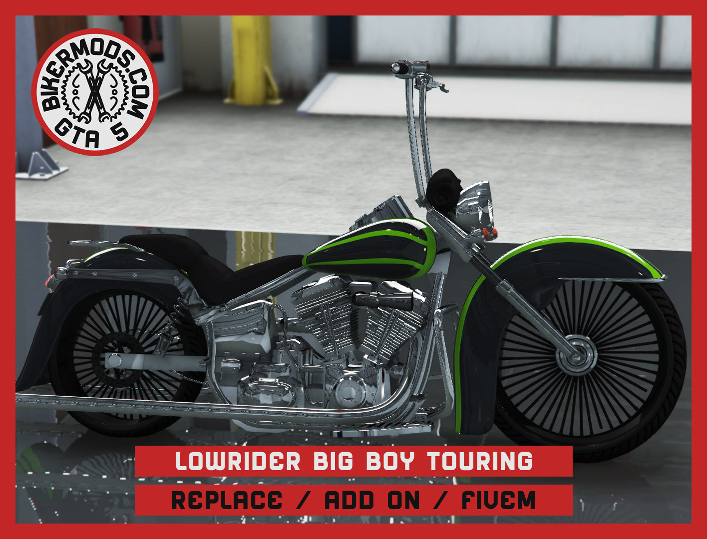 Lowrider Big Boy Touring (Replace / Add On / FiveM) 133K Poly