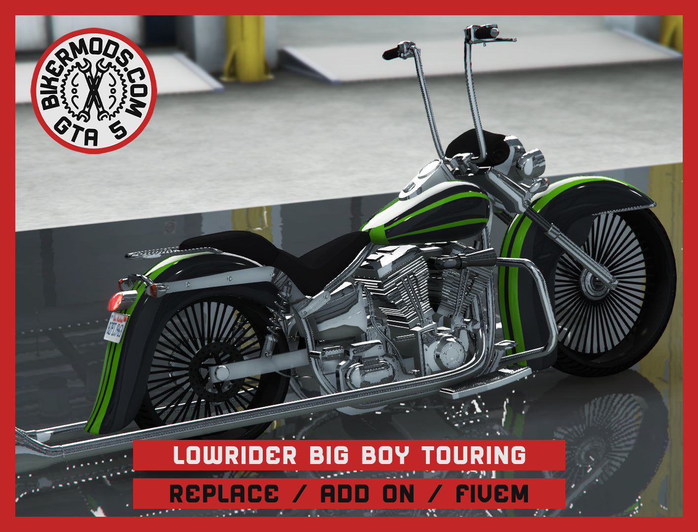 Lowrider Big Boy Touring (Replace / Add On / FiveM) 133K Poly