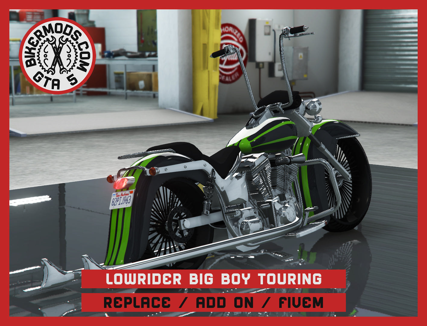 Lowrider Big Boy Touring (Replace / Add On / FiveM) 133K Poly