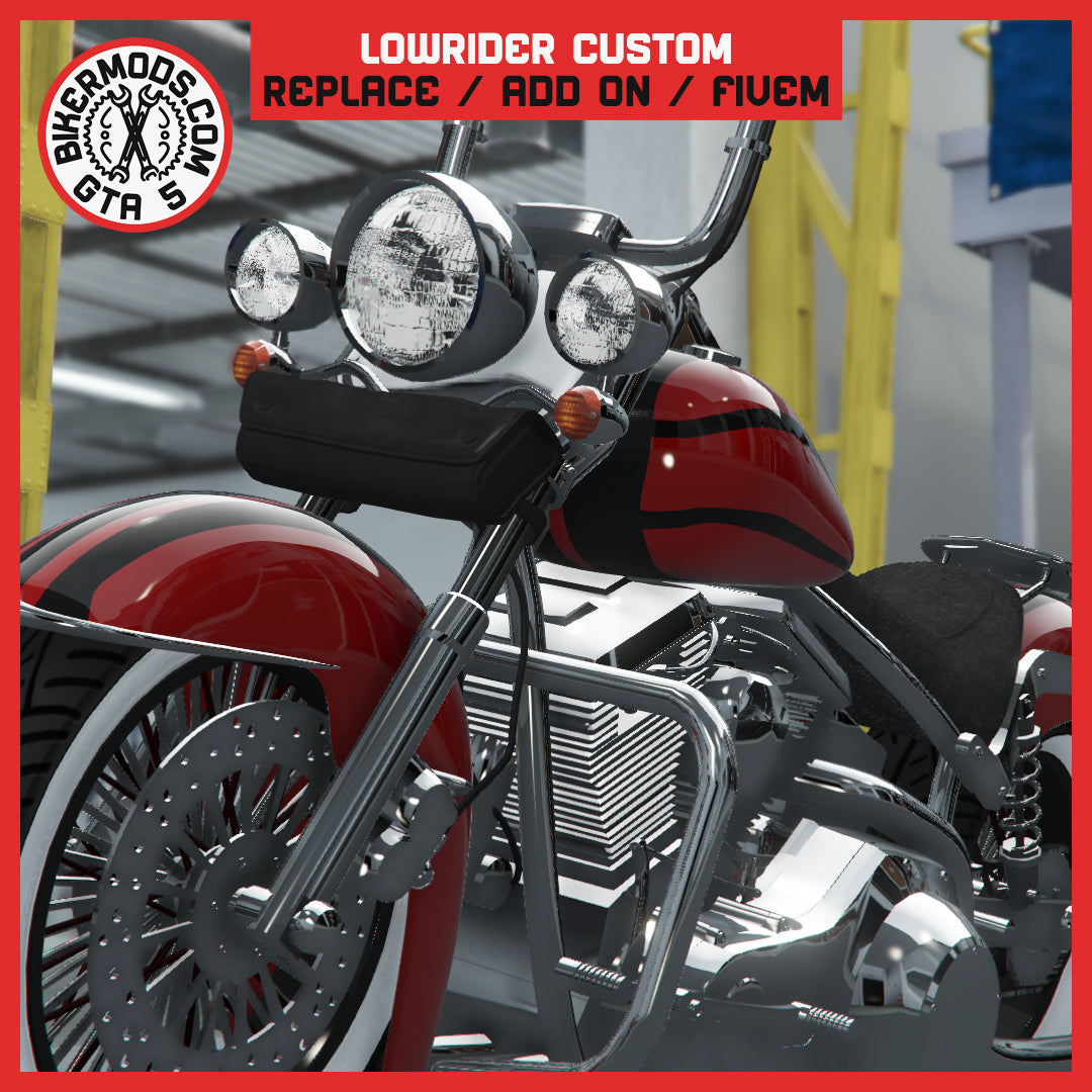 Lowrider Custom (Replace / Add On / FiveM) 178k Poly
