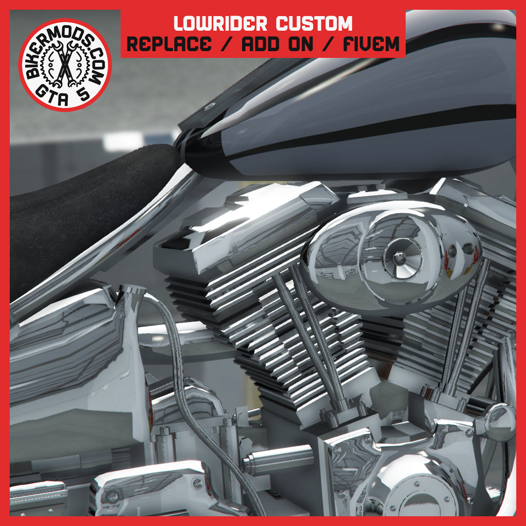 Lowrider Custom (Replace / Add On / FiveM) 178k Poly