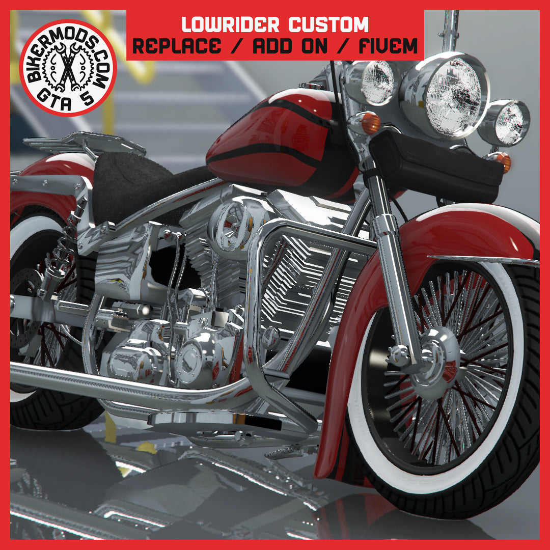 Lowrider Custom (Replace / Add On / FiveM) 178k Poly