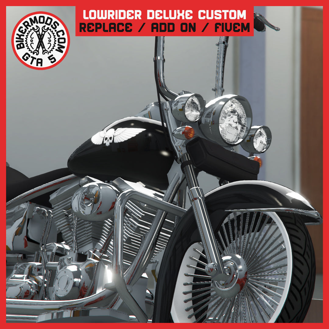 Lowrider Deluxe Custom (Replace / Add On / FiveM) 148K Poly