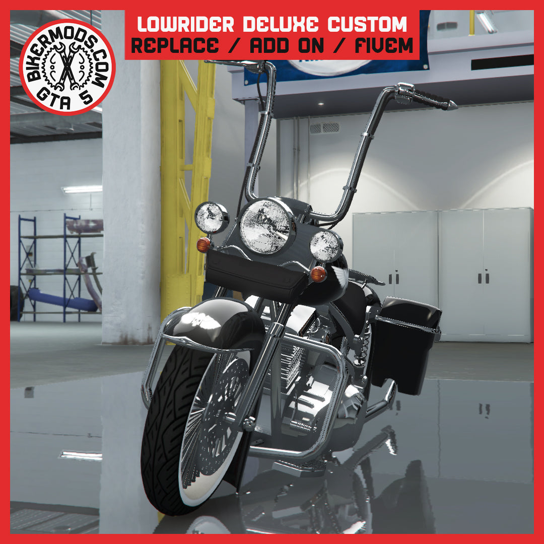 Lowrider Deluxe Custom (Replace / Add On / FiveM) 148K Poly