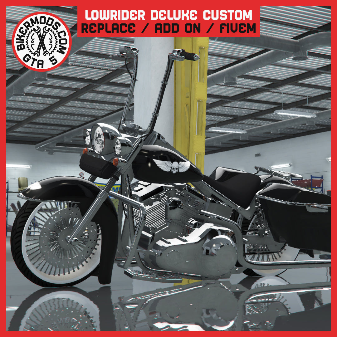 Lowrider Deluxe Custom (Replace / Add On / FiveM) 148K Poly