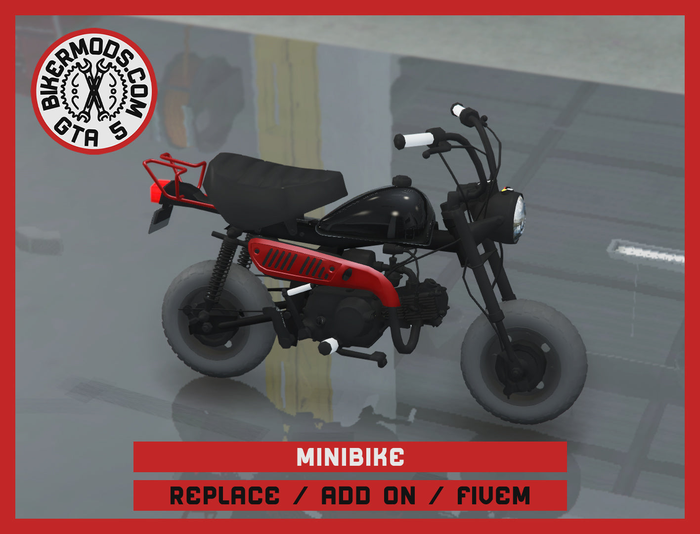 Minibike (Replace / Add On / FiveM) 24k Poly