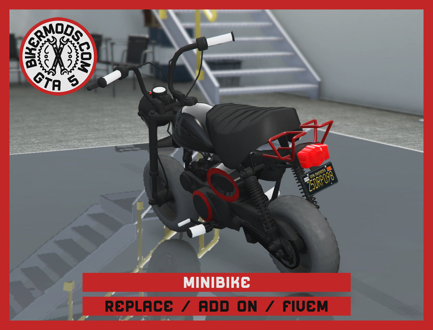 Minibike (Replace / Add On / FiveM) 24k Poly