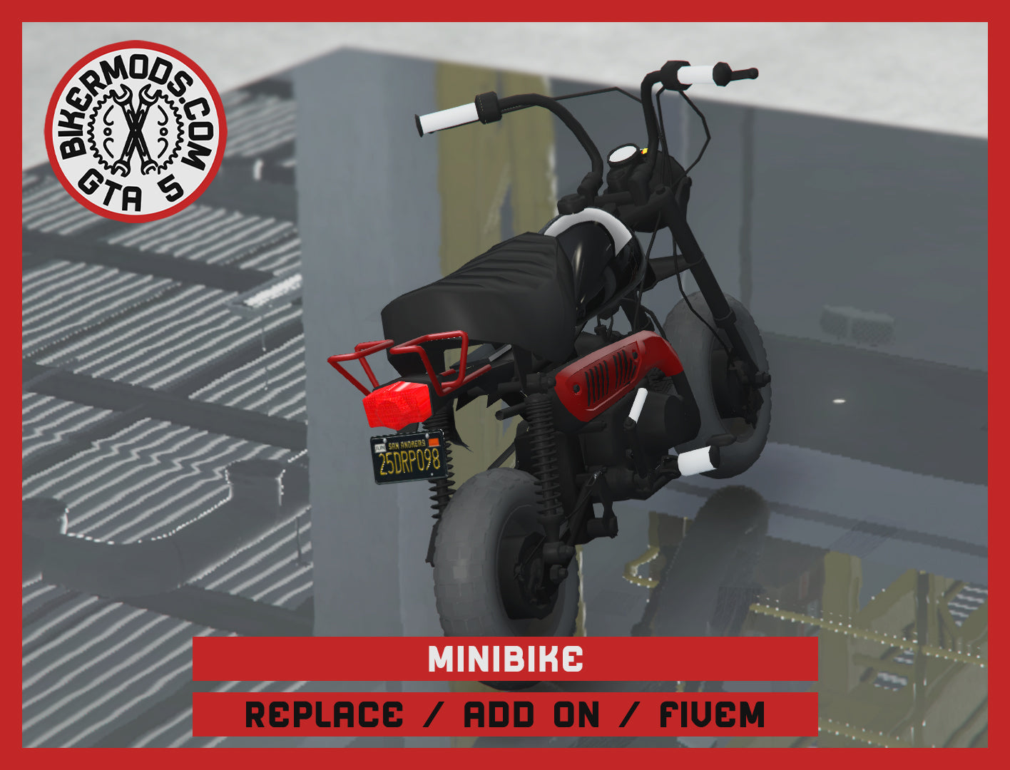 Minibike (Replace / Add On / FiveM) 24k Poly