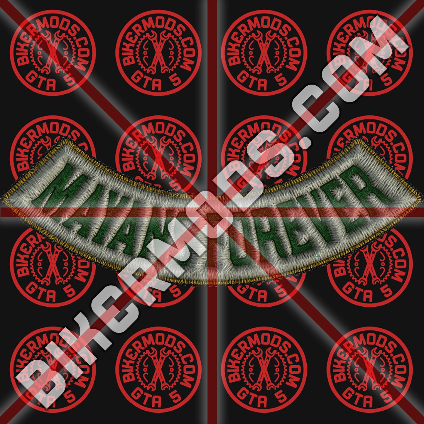 Mayans MC Style (Mayans Forever) Bottom Rocker or Side Rocker