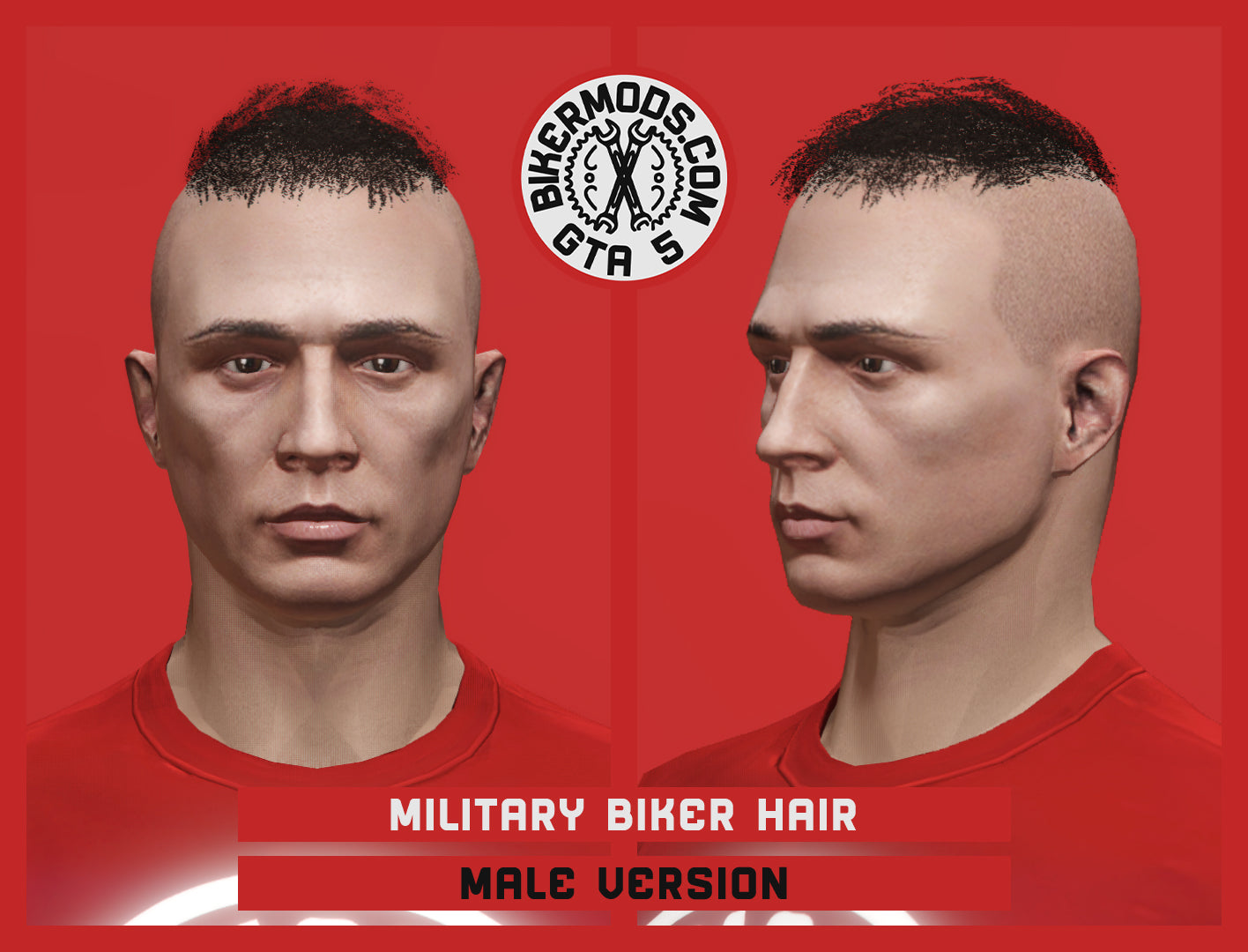 Military Biker Hair