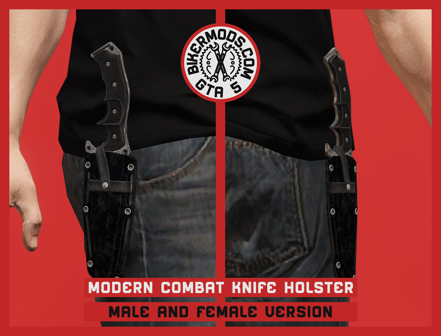 Modern Combat Knife Holster (Right)