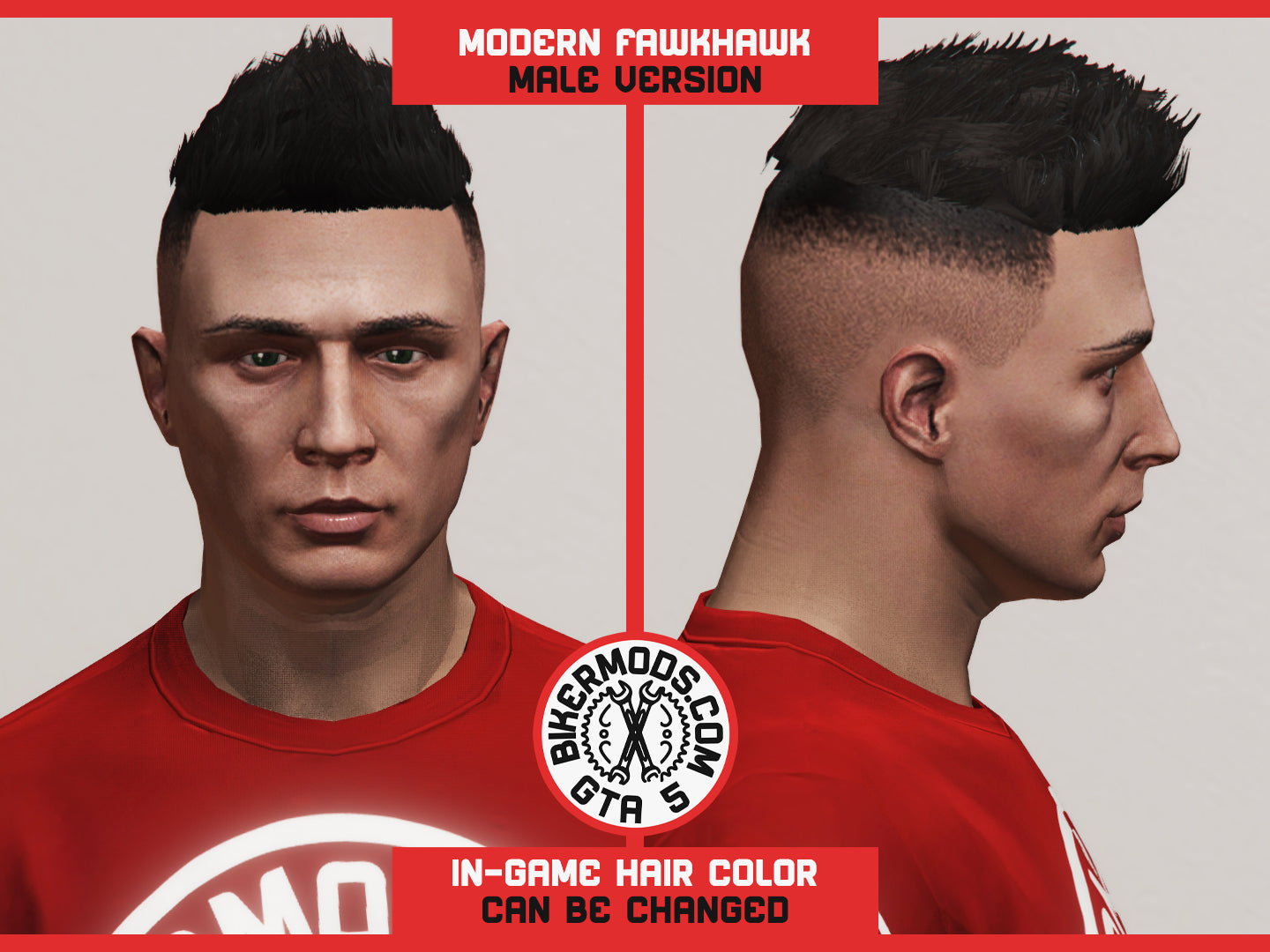 Modern Fawkhawk Hair