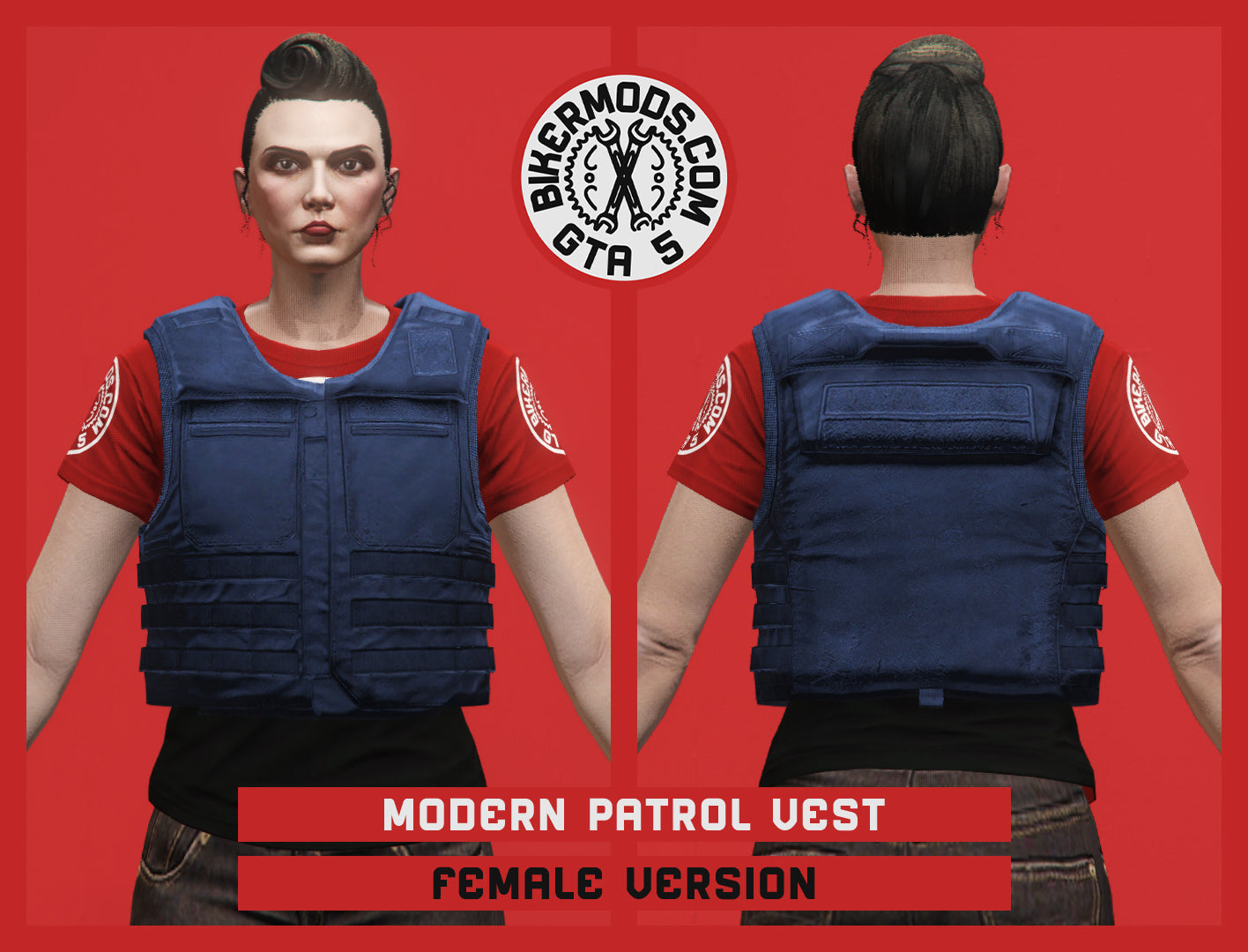 Modern Patrol Navy Vest (Female)
