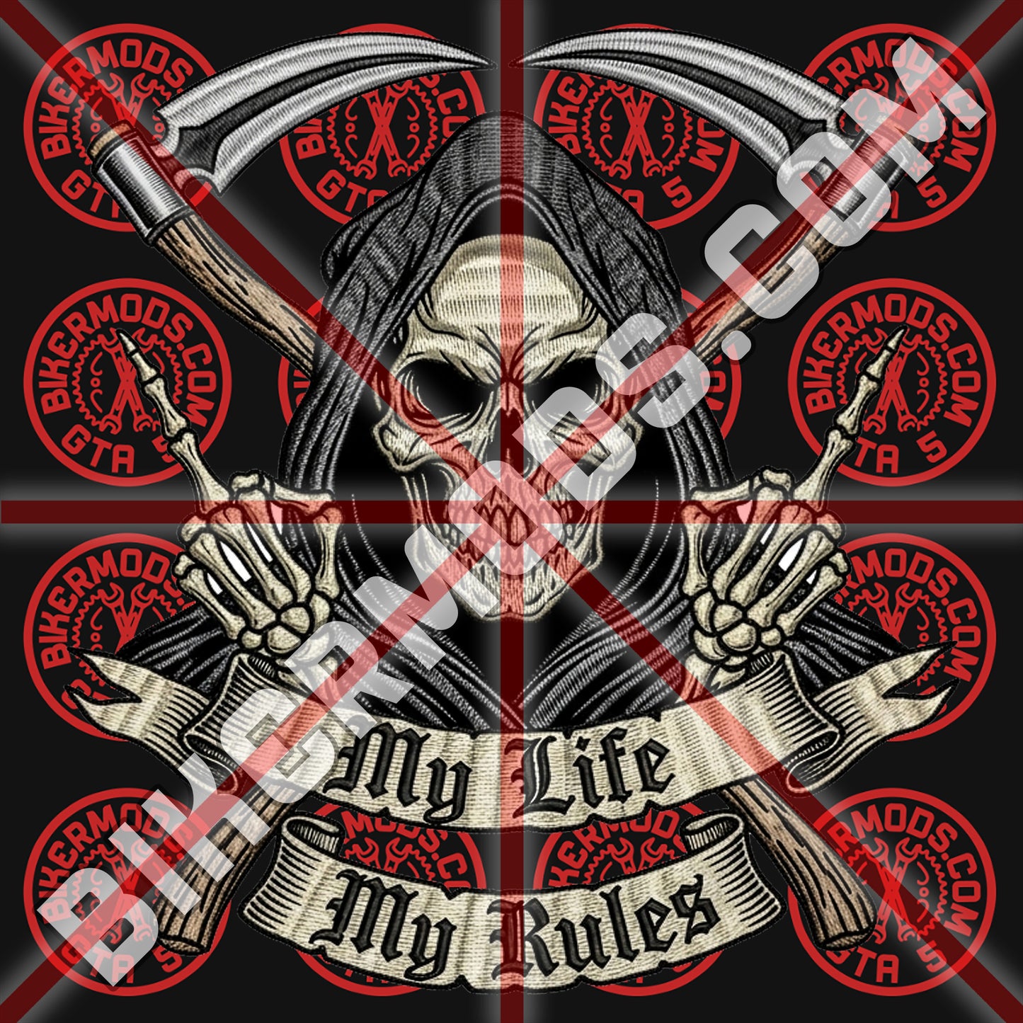 My Life My Rules Reaper Emblem