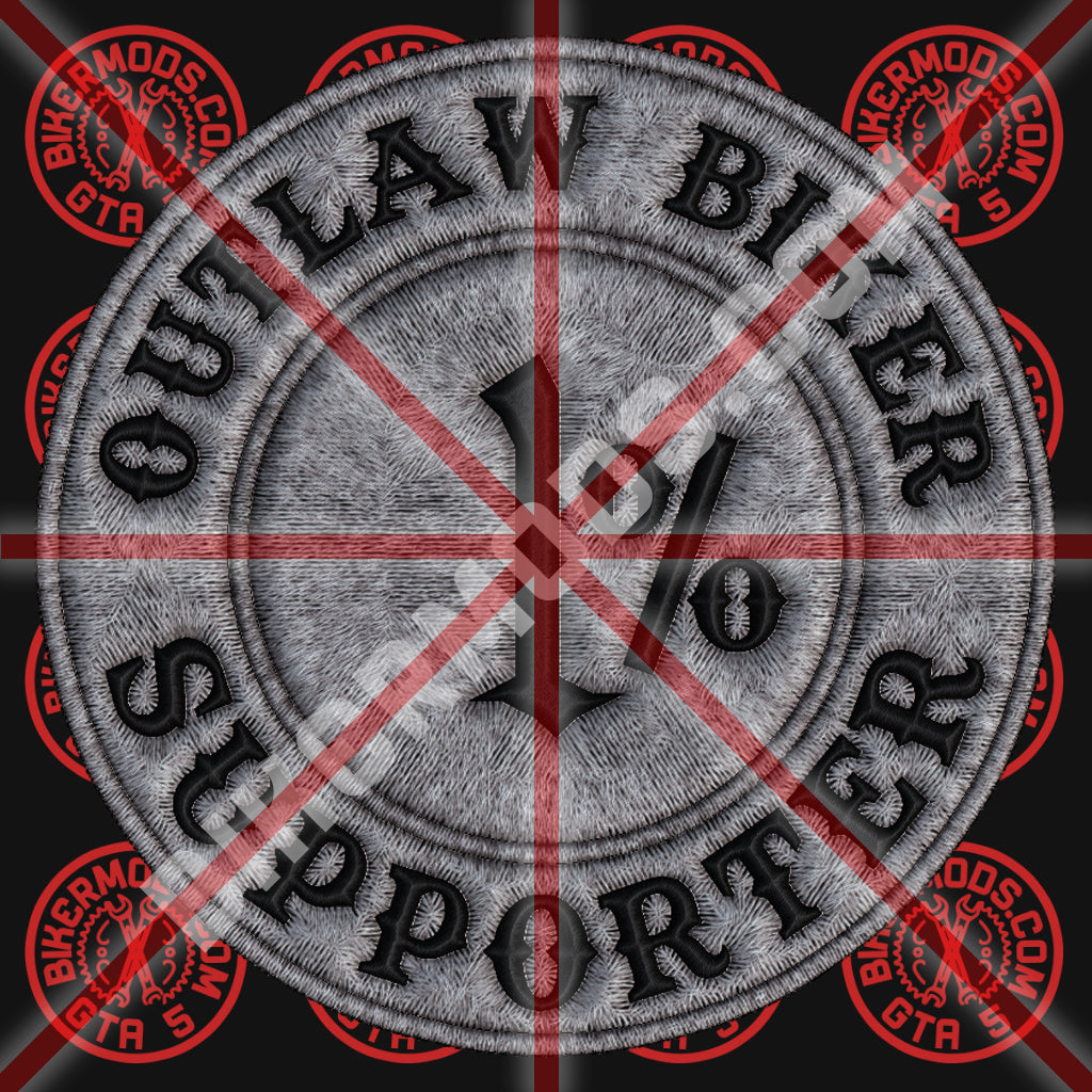 Outlaw Biker Supporter (White)