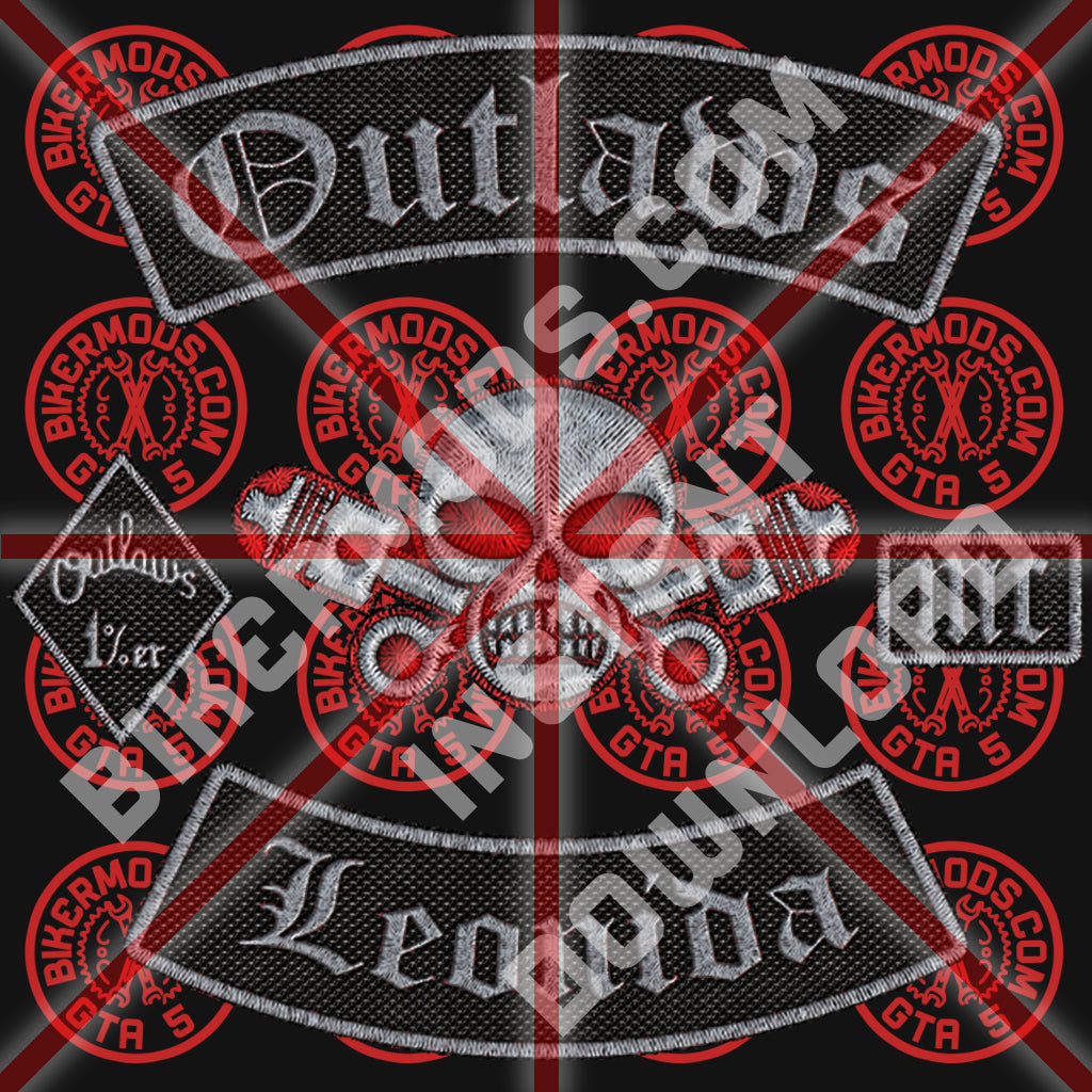 Outlaws MC (Leonida) White Border Style