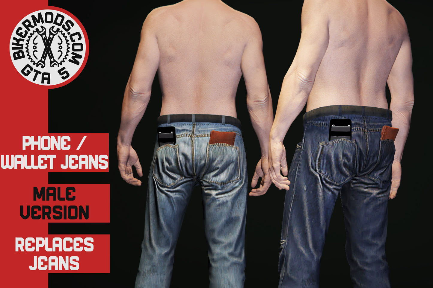 Phone and Wallet Jeans