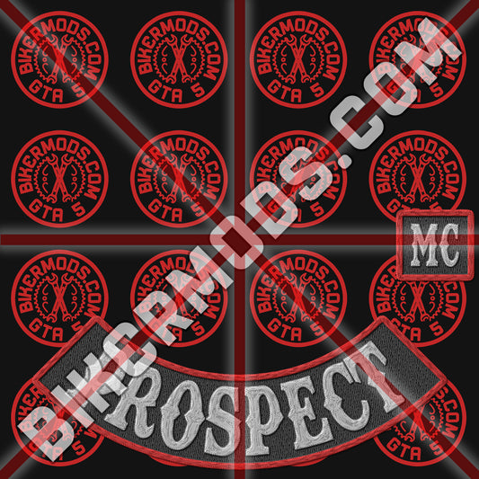 Prospect (Black / White / Red) New Embroidery