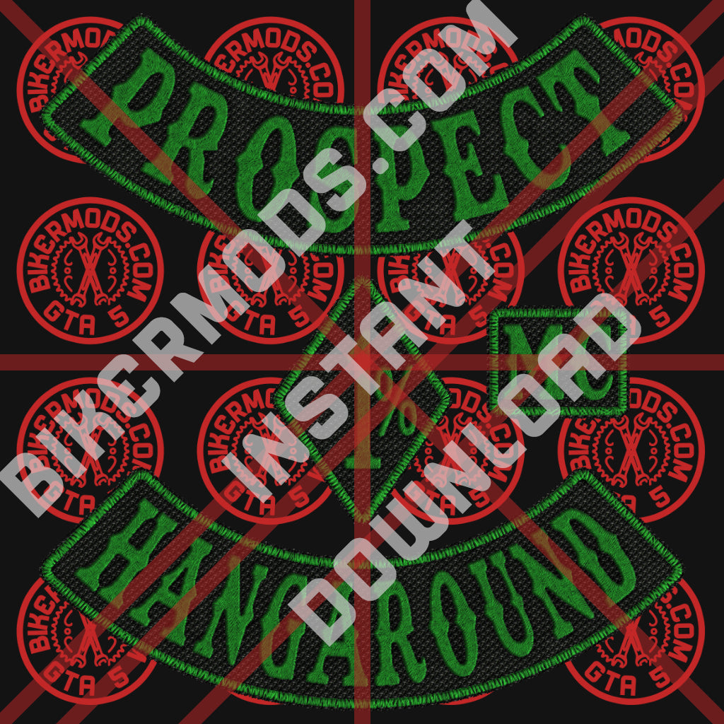 Prospect and Hangaround Starter Pack (Green / Black) Textured Style