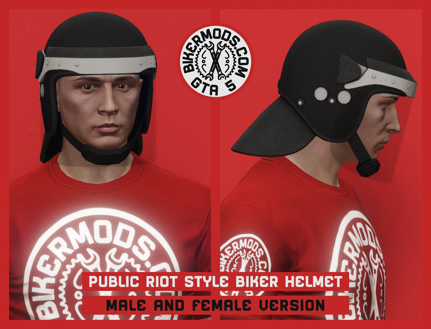 Public Riot Style Biker Helmet