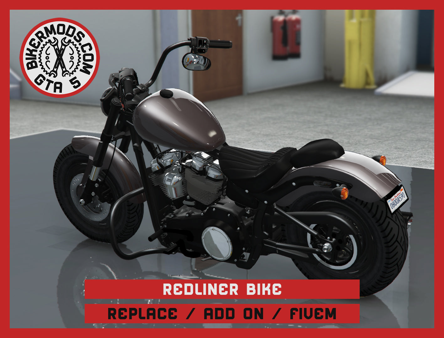 Redliner Bike (Replace / Add On / FiveM) 235k Poly