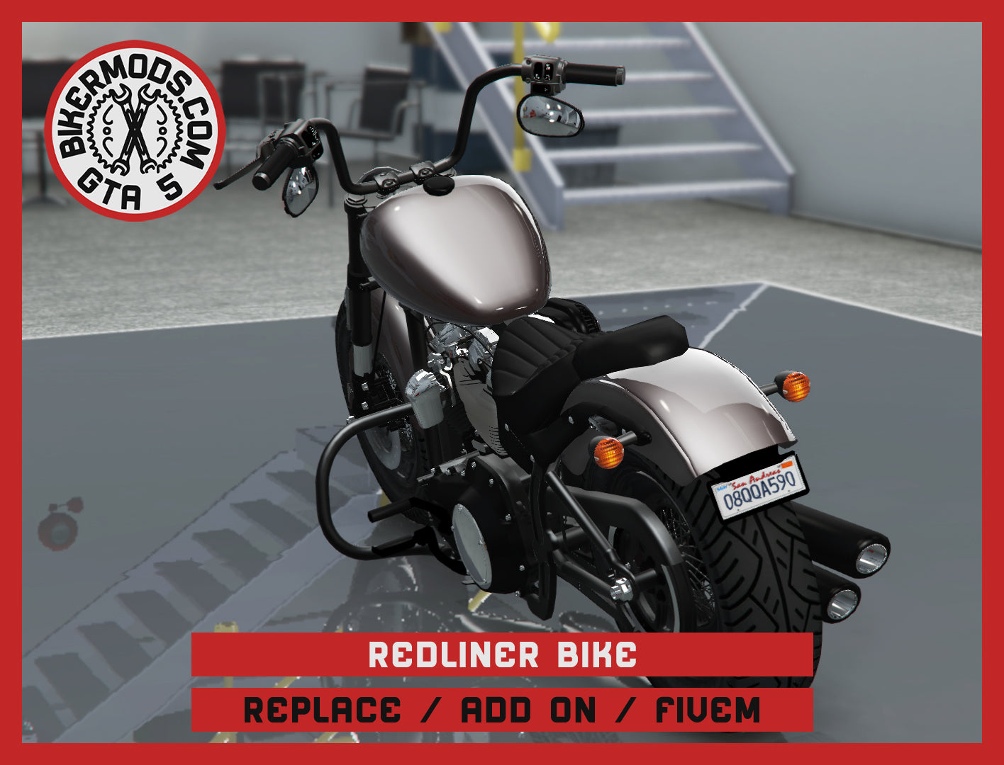 Redliner Bike (Replace / Add On / FiveM) 235k Poly