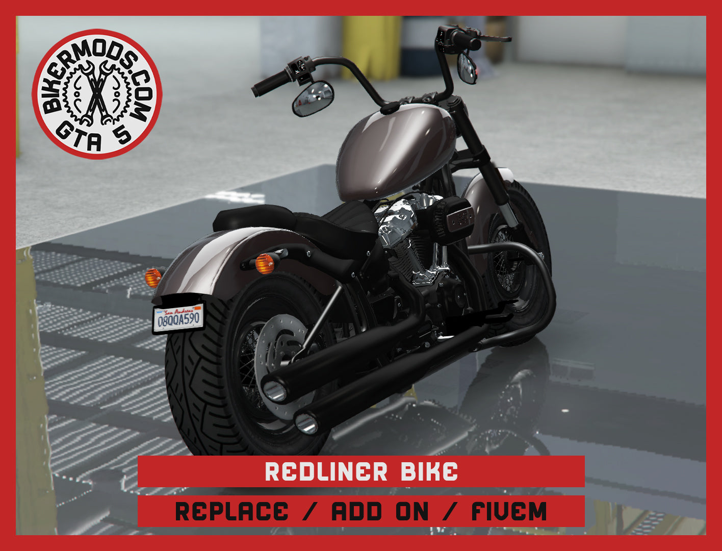 Redliner Bike (Replace / Add On / FiveM) 235k Poly