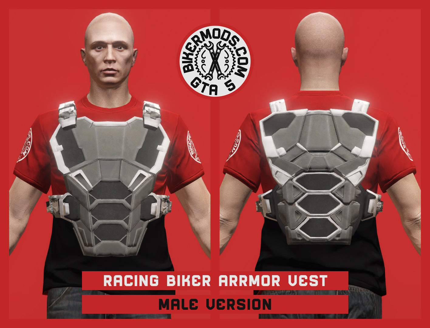 Racing Biker Arrmor Vest (Male)
