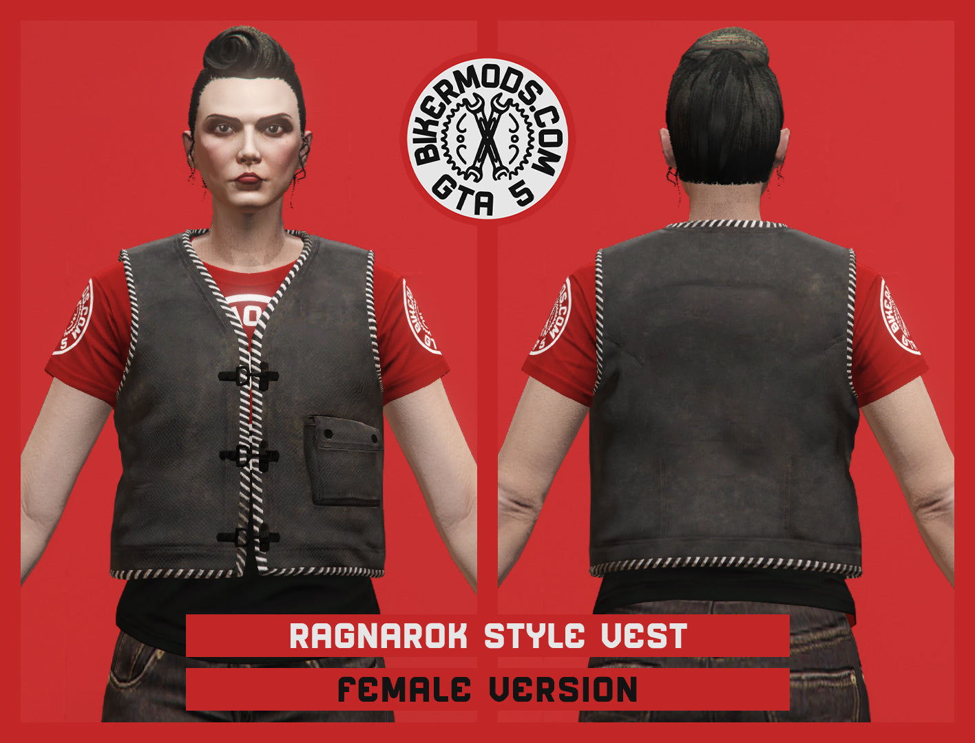Ragnarok Style Biker Vest (Female)
