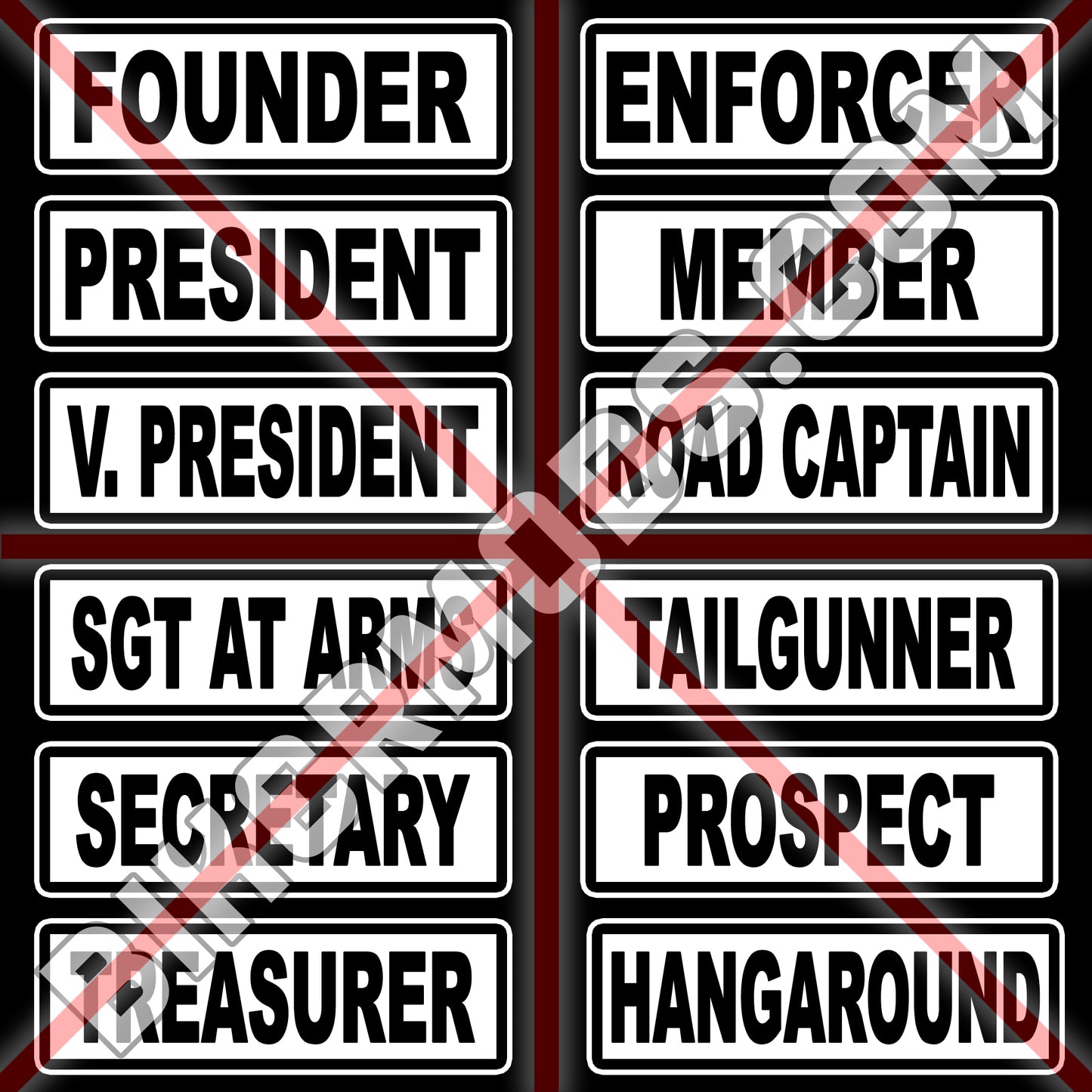 "Ranks" Flash Set Creator Template (Photoshop PSD File) Easy to Edit the Text Yourself!