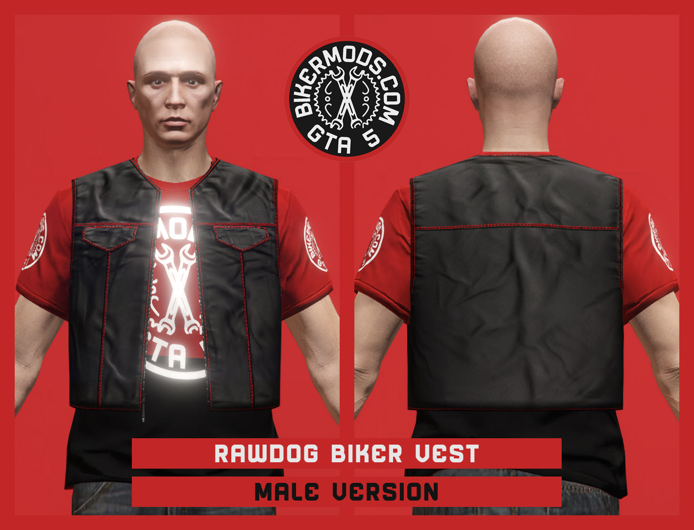 Rawdog Biker Vest (Male)