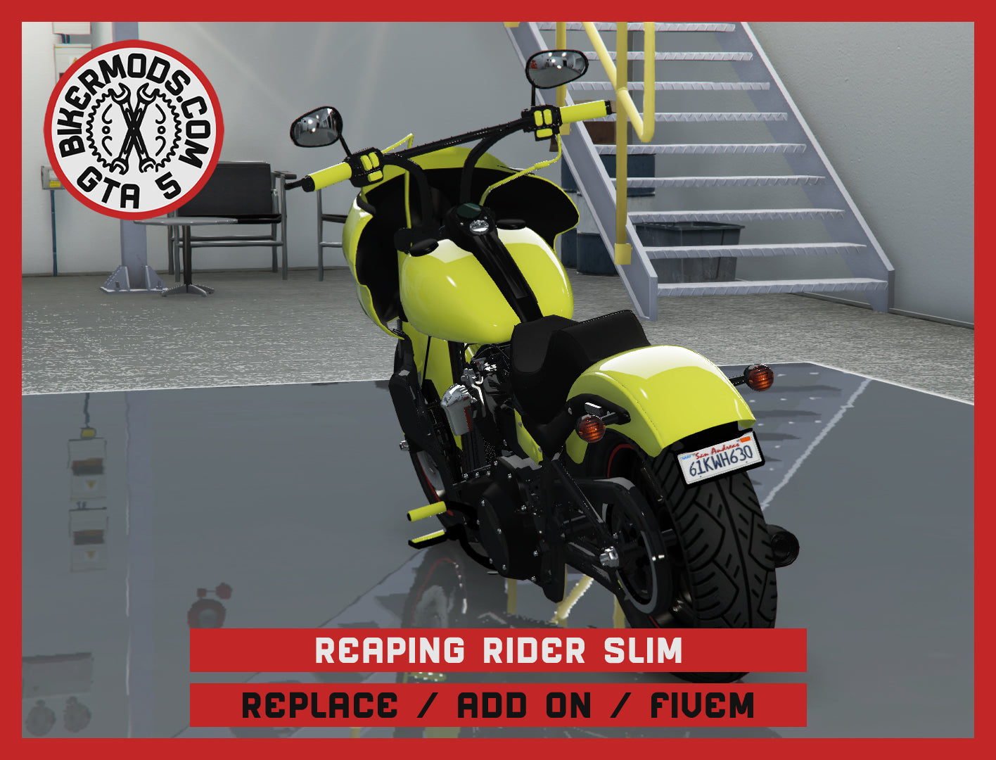 Reaper/Reaping Rider Slim (Replace / Add On / FiveM) 254k Poly