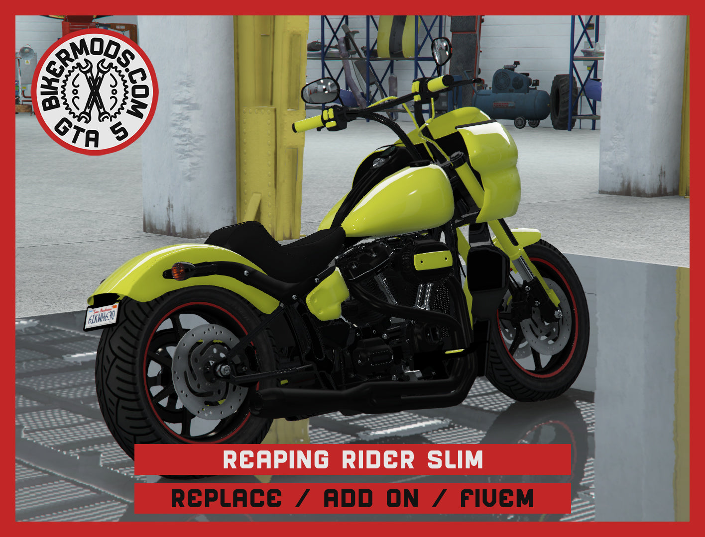 Reaper/Reaping Rider Slim (Replace / Add On / FiveM) 254k Poly