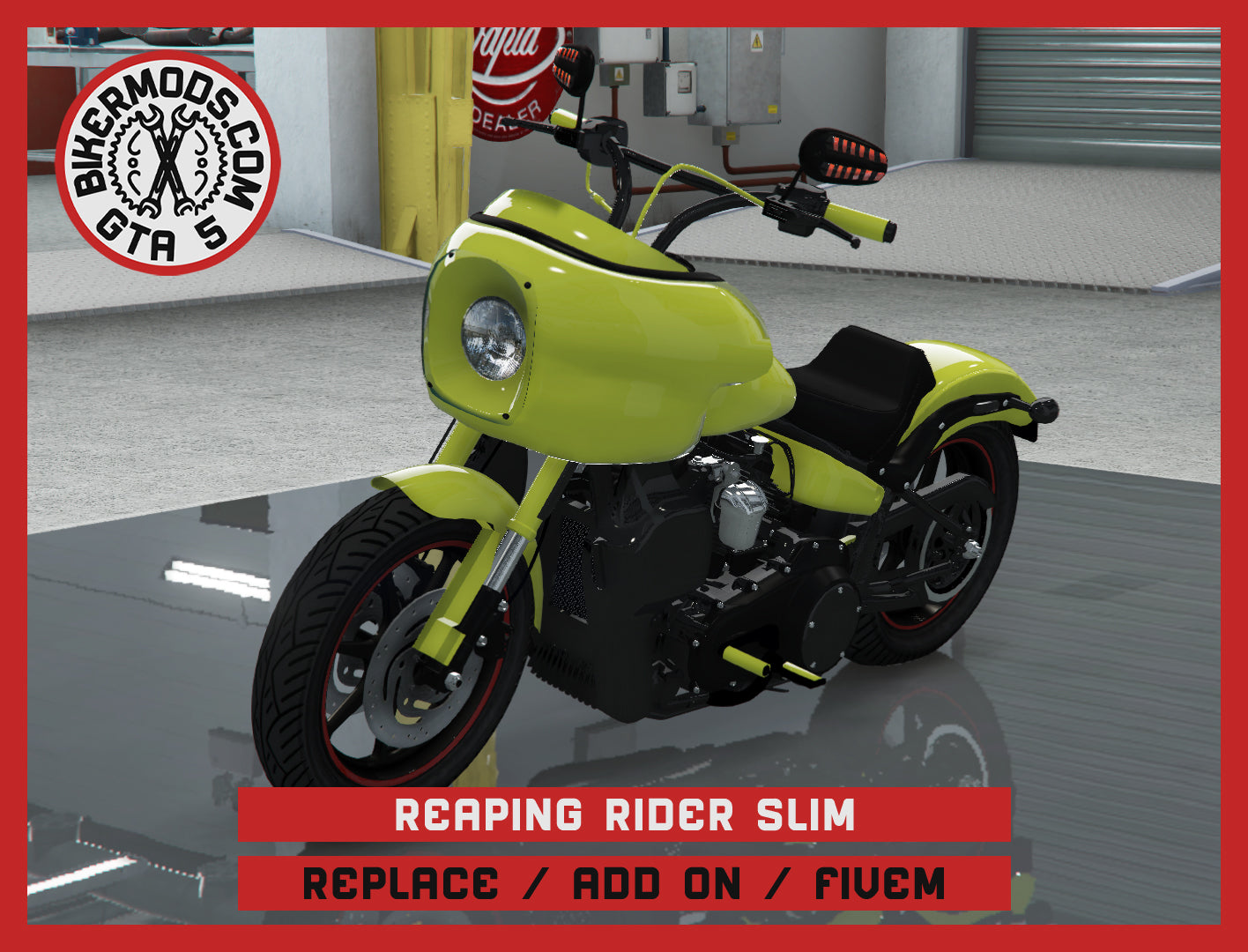 Reaper/Reaping Rider Slim (Replace / Add On / FiveM) 254k Poly