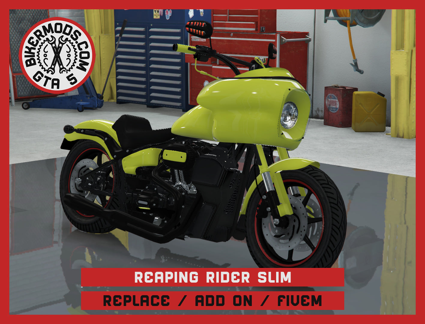 Reaper/Reaping Rider Slim (Replace / Add On / FiveM) 254k Poly