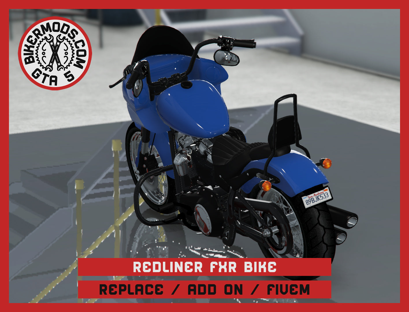 Redliner FXR Bike (Replace / Add On / FiveM) 244k Poly