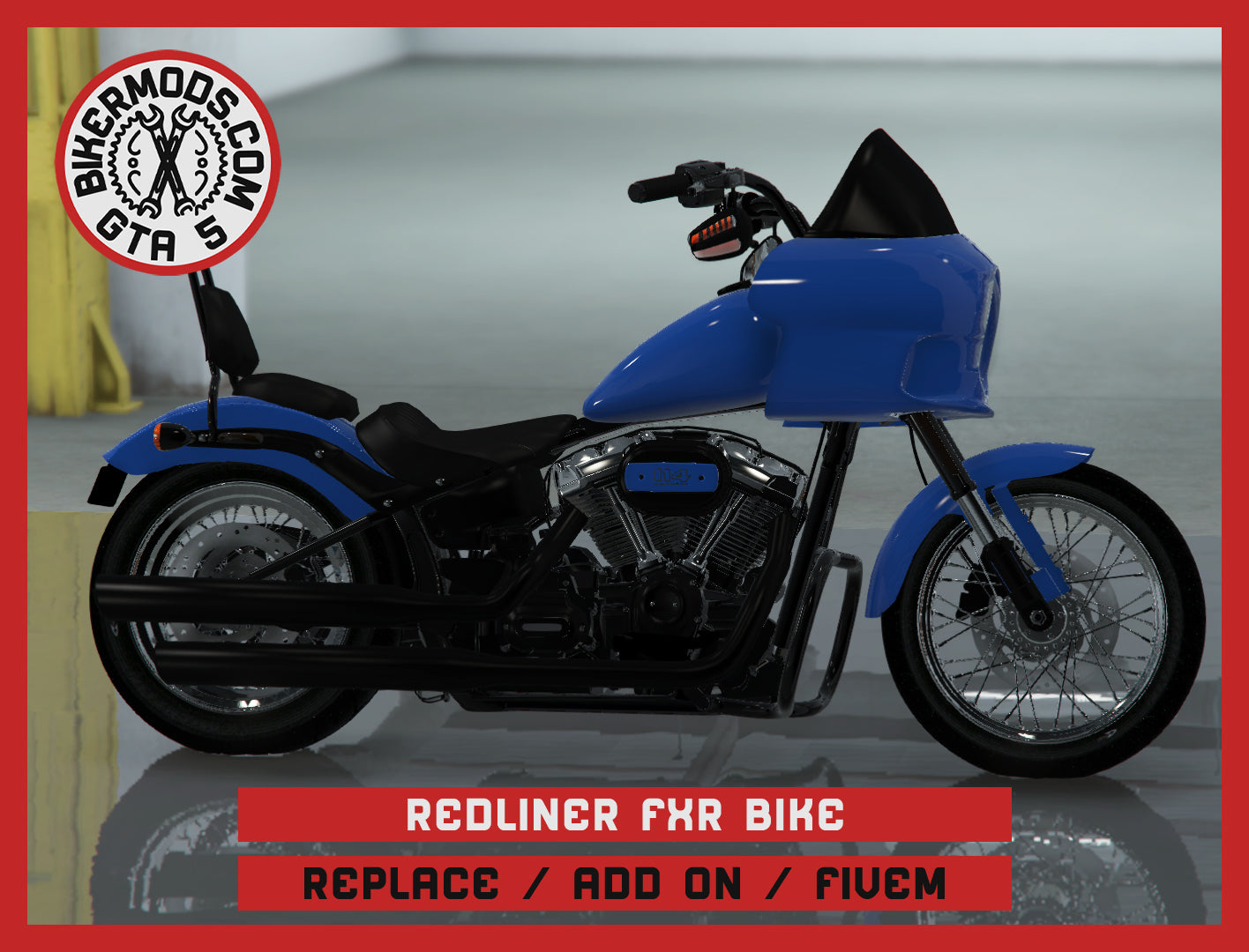 Redliner FXR Bike (Replace / Add On / FiveM) 244k Poly