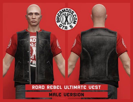 Road Rebel Ultimate Vest (Male) Leather