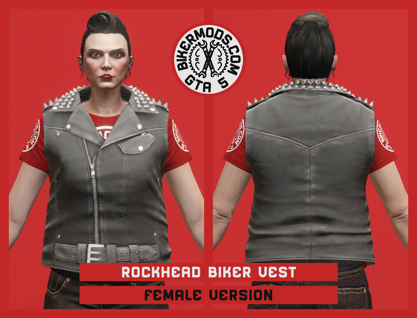 Rockhead Biker Vest (Female)
