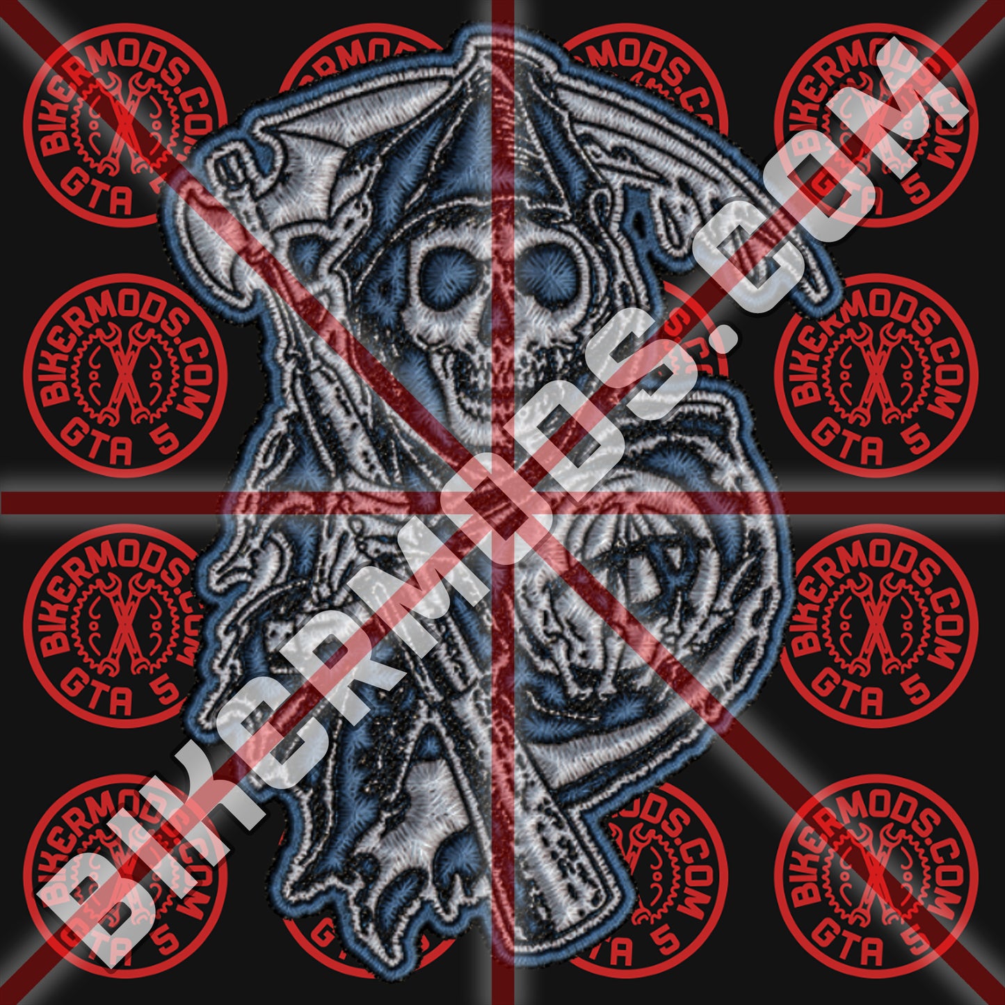 Sons of Anarchy MC Alternate Center Reaper (Two-Tone)