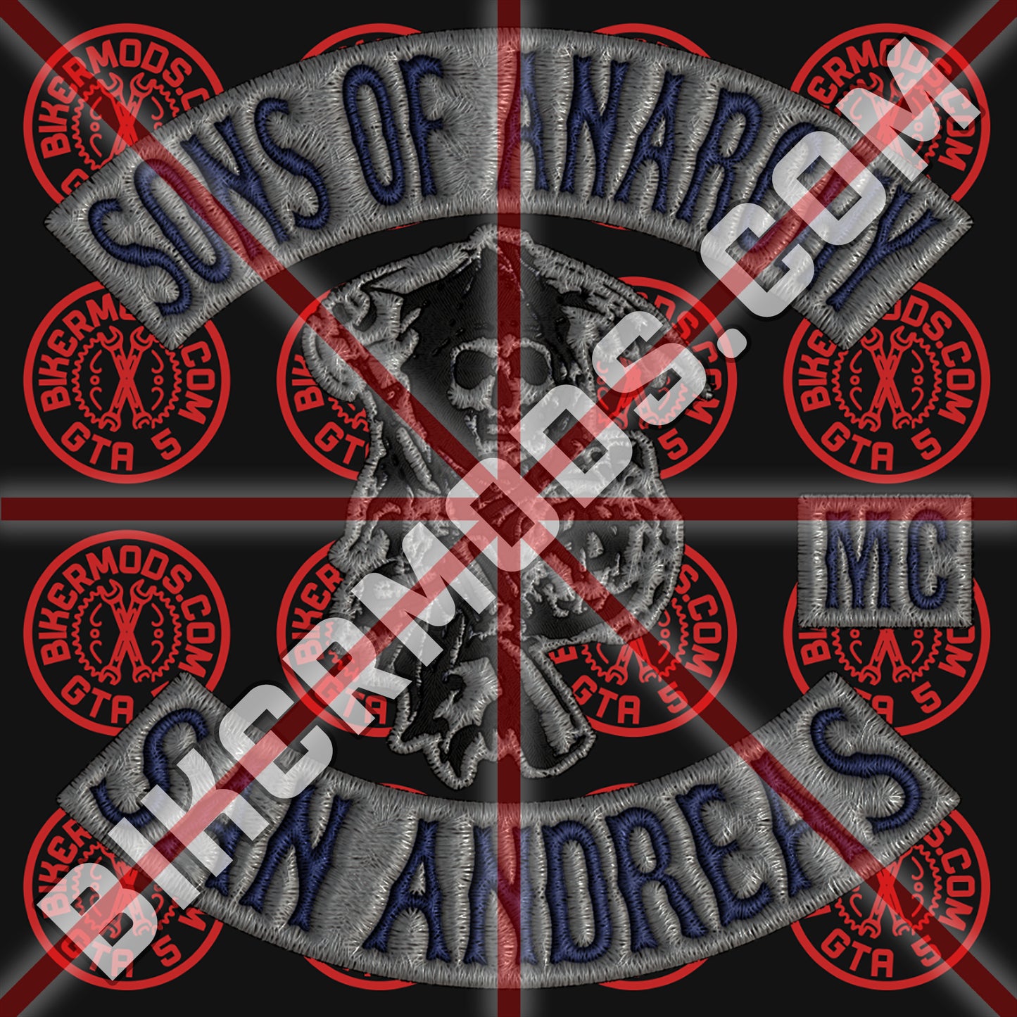 Sons of Anarchy Worn Out Messy Style (San Andreas)