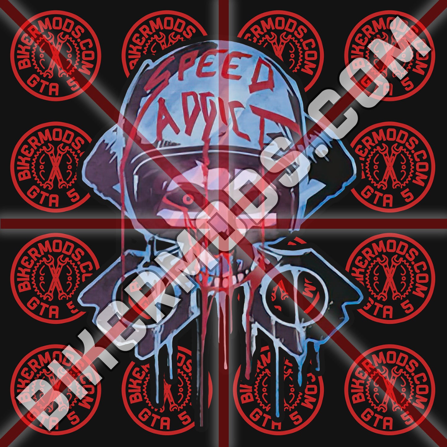 Speed Addict Skull Emblem