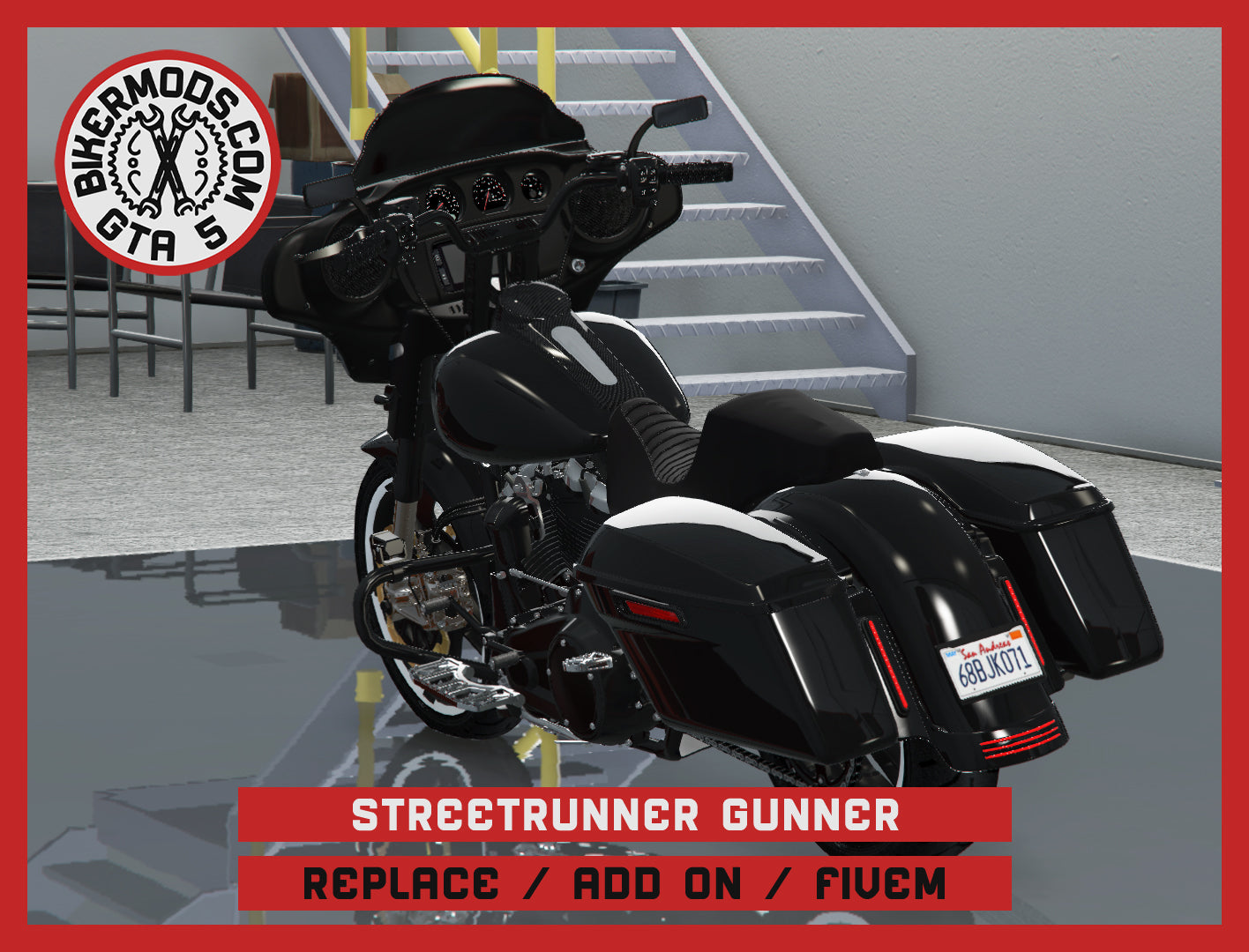 Streetrunner Gunner (Replace / Add On / FiveM) 296k Poly