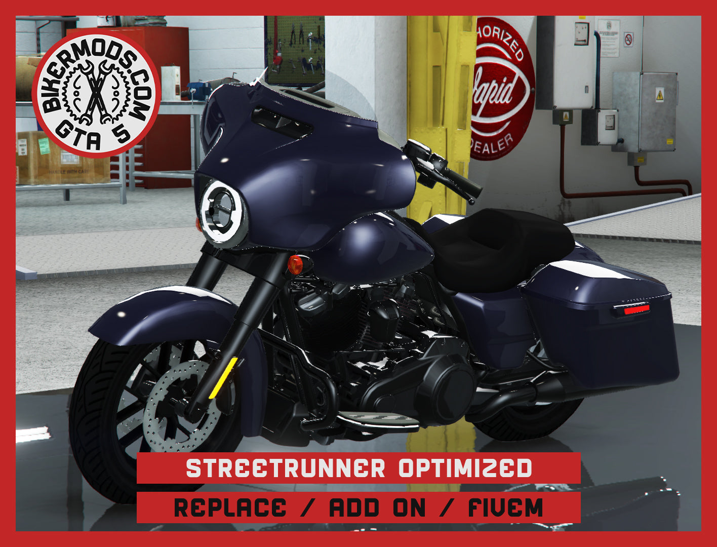 Streetrunner Optimized (Replace / Add On / FiveM) 146k Poly