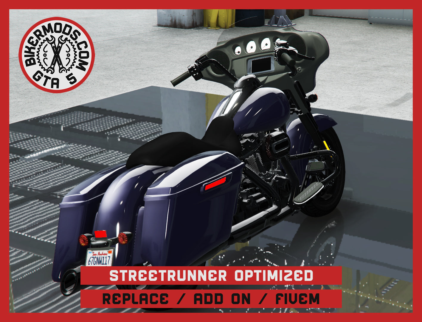 Streetrunner Optimized (Replace / Add On / FiveM) 146k Poly