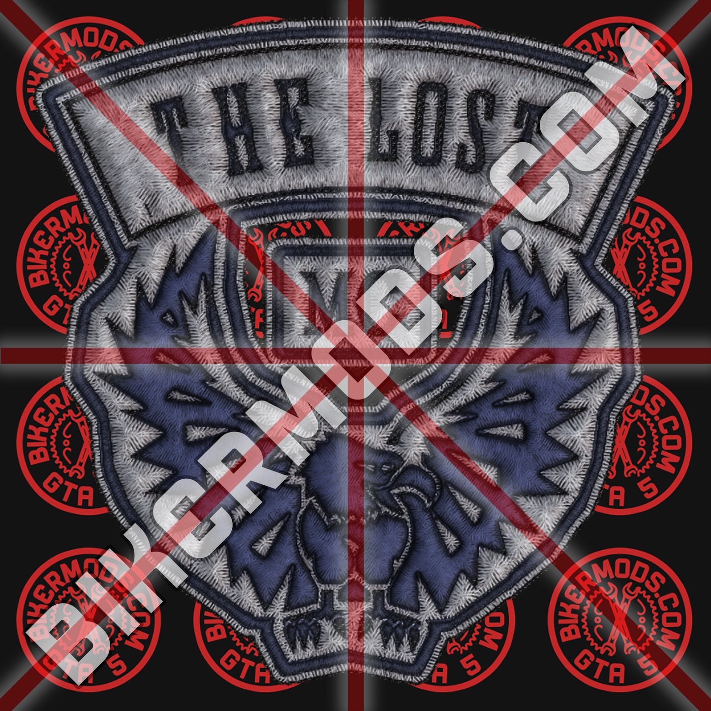 The Lost MC (Navy and White)