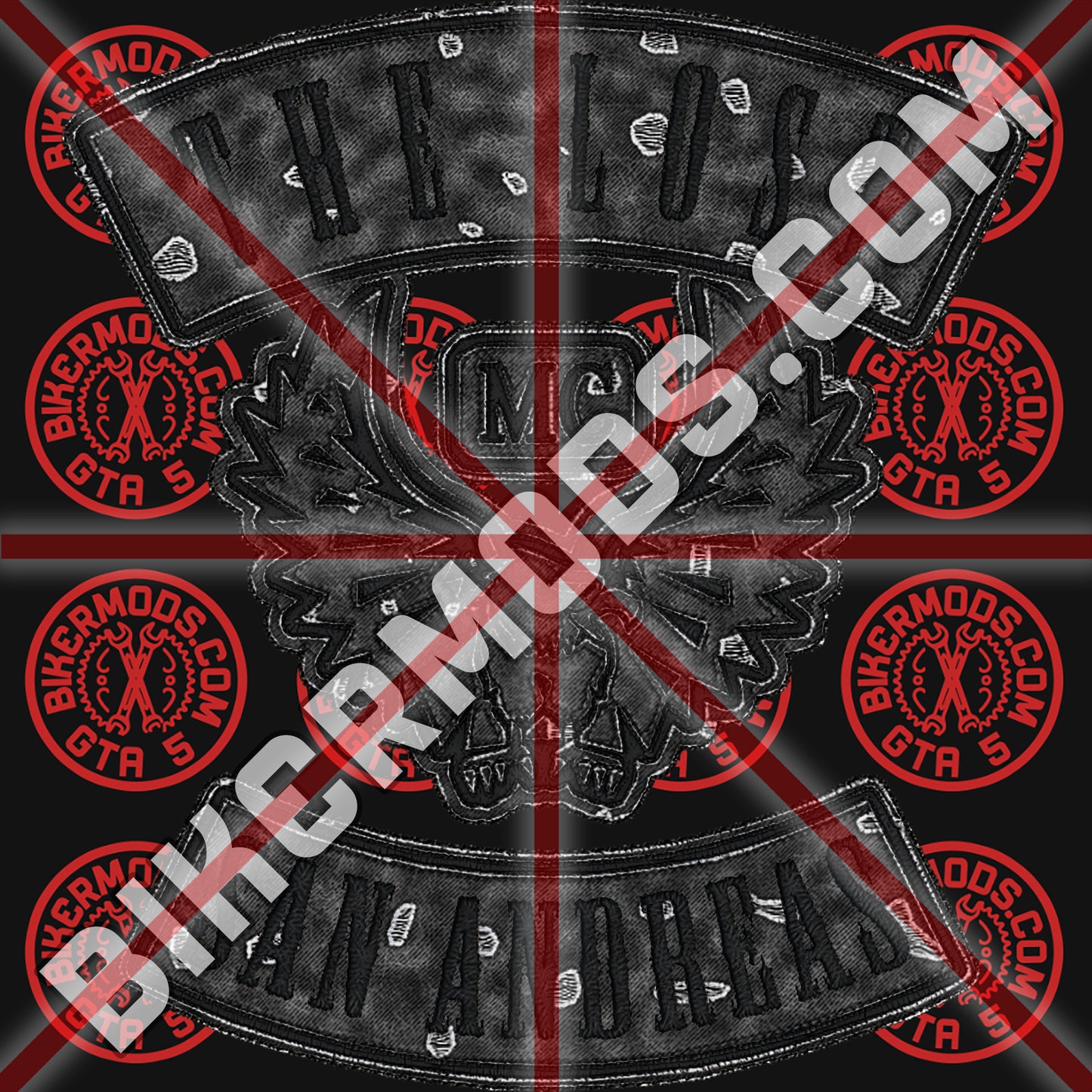 The Lost MC (San Andreas) Stealth and Canvas Embroidery Style