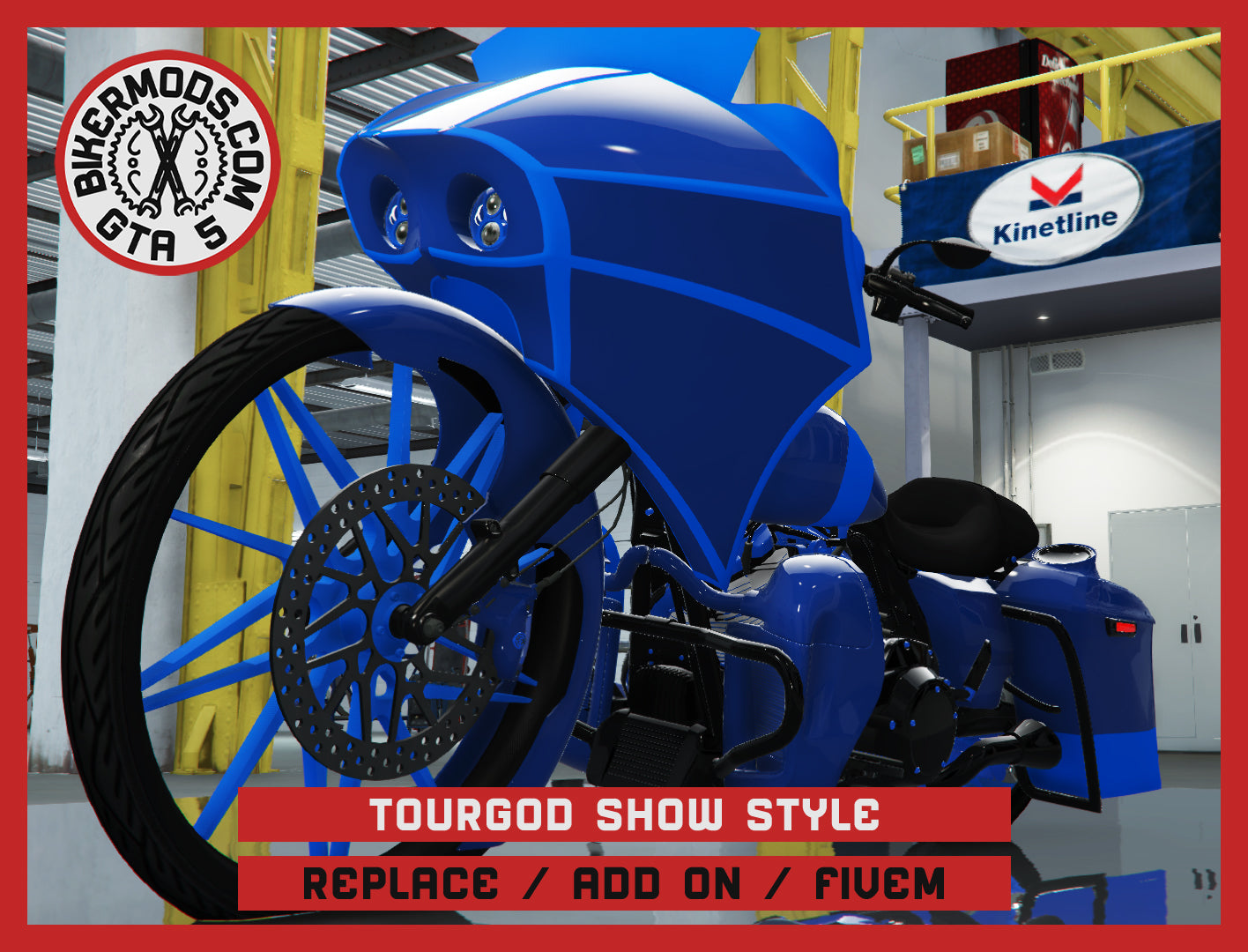 Tourgod Show Style (Replace / Add On / FiveM) Animated RGB Lights 247k Poly